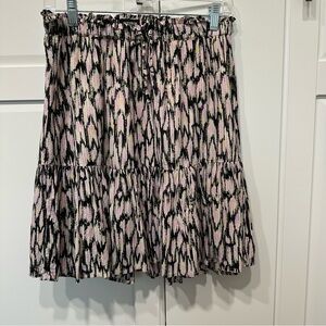 Scotch & Soda Stylish Pink and Black Patterned Skirt,medium,career,office,Easter